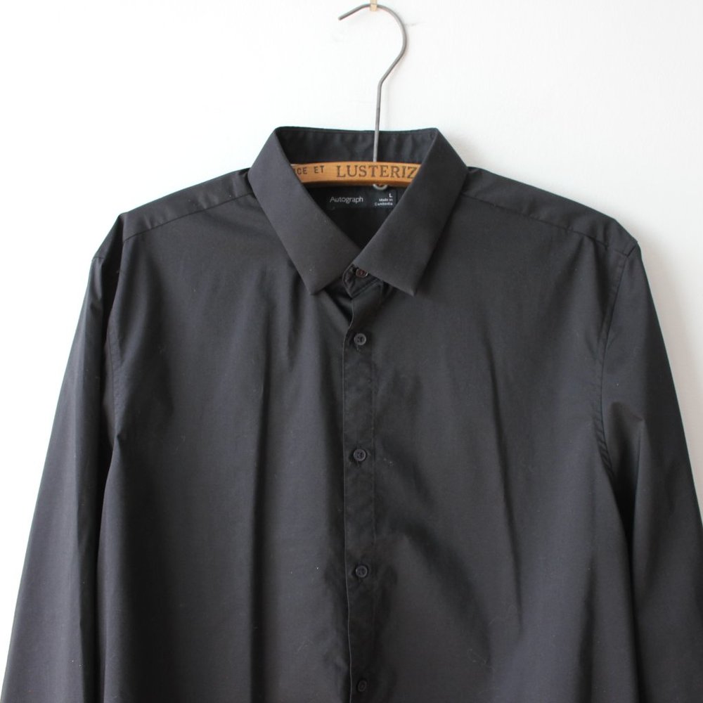 2/20$ Mark & Spencer Black Shirt